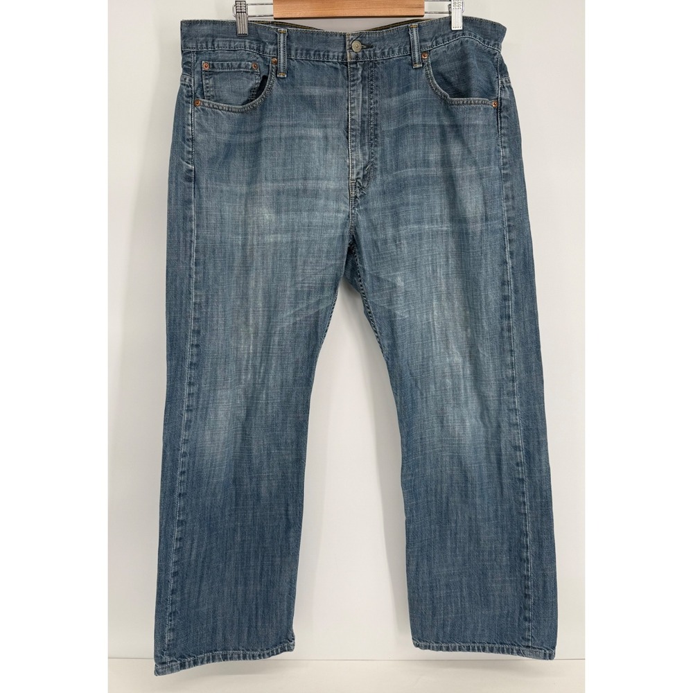 Levis 559 Relaxed Straight Jeans Mens Sz 38x30 Medium Wash Blue Denim